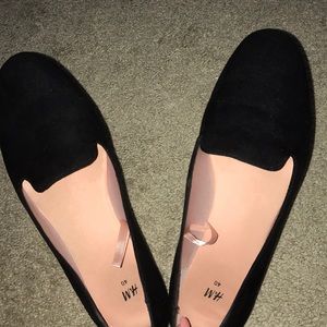 Black loafers. Size 8.5 H&M